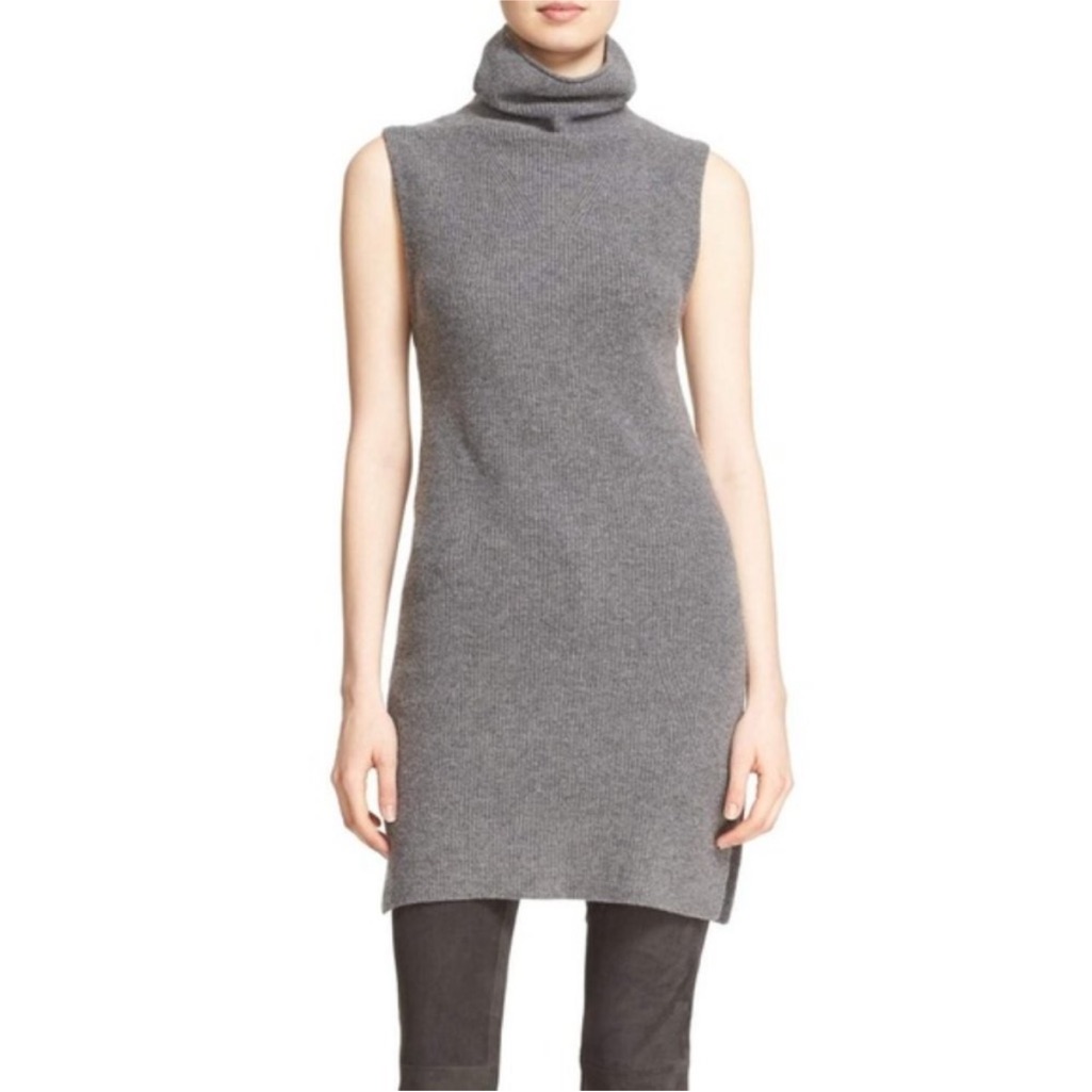 Alice + Olivia Fay Wool Cashmere Turtleneck Tunic